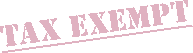 tax exempt stamp